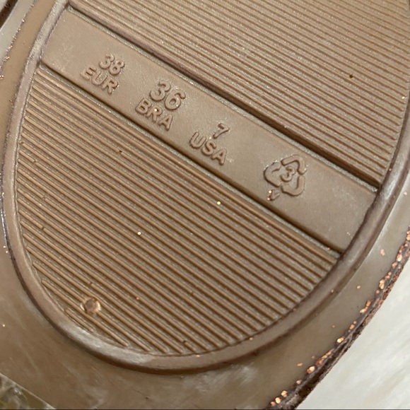 Chic By Lady Couture Rose Gold Metallic Wedges - Picture 9 of 14